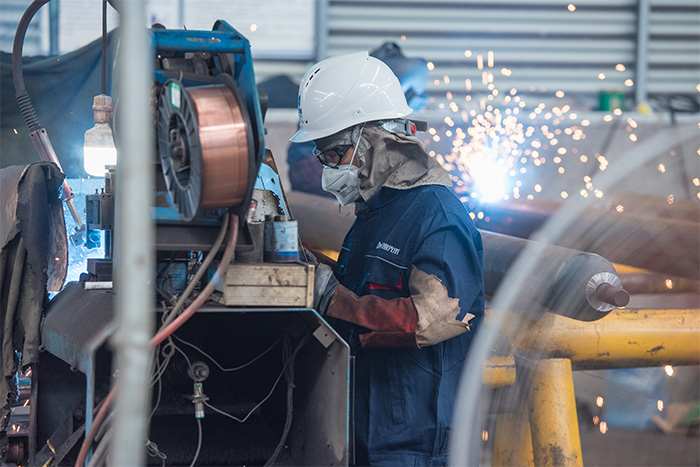 汨罗网架焊接车间